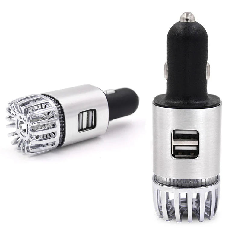 Aluminum Alloy USB Car Air Purifier